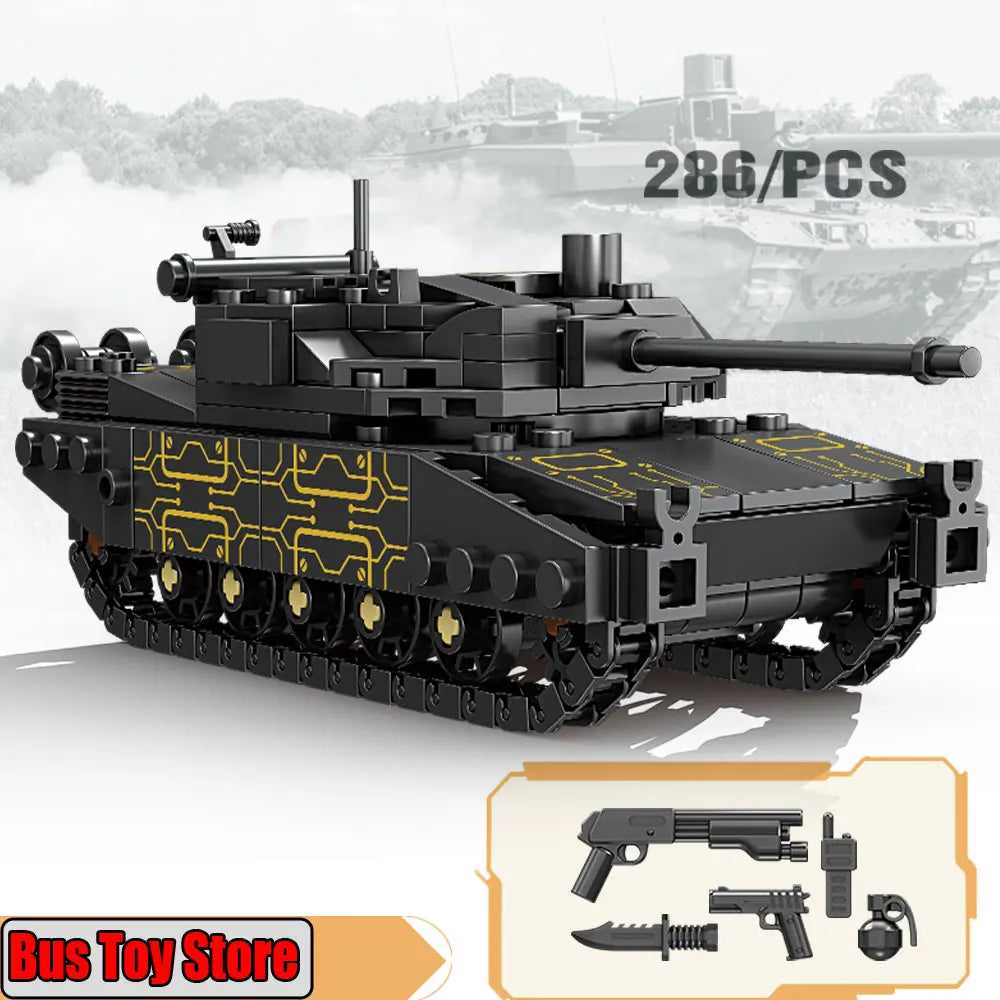 Aircraft Tank Aircraft Carrier MODERN EOLIPMENT MODERN WAR INFORMATION WW2 Military Model Building Blocks Bricks for Boy