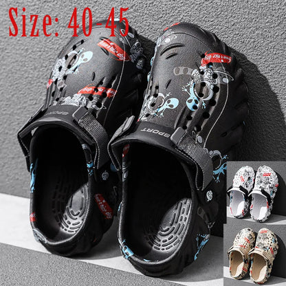 Soft Slippers EVA Men Outdoor Sandals Garden Clogs Male Casual Shoes Fashion Water Shoes Luxury Sandals Comfort Home