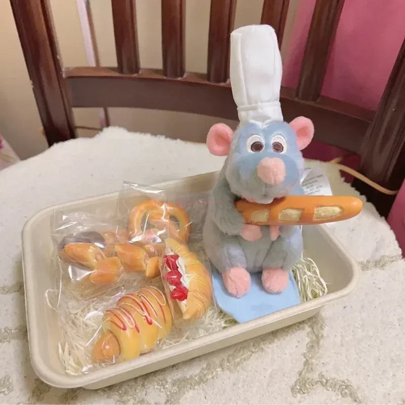 16cm Store Ratatouille Chef Remy Magnetic Shoulder Plush Toy Gifts Kawaii Plush Stuff Toys For Friends Birthday Gift