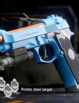 Sig17 Throwing Shell Toy Gun With Target Laser M9a3 Soft Bullet Airsoft Pistol Outdoor Sports CS Game Weapon