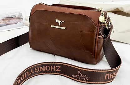 Splicing Shoulder Bag Soft Leather Female Wallet Crossbody Bag Messenger Bags Luxury Designer