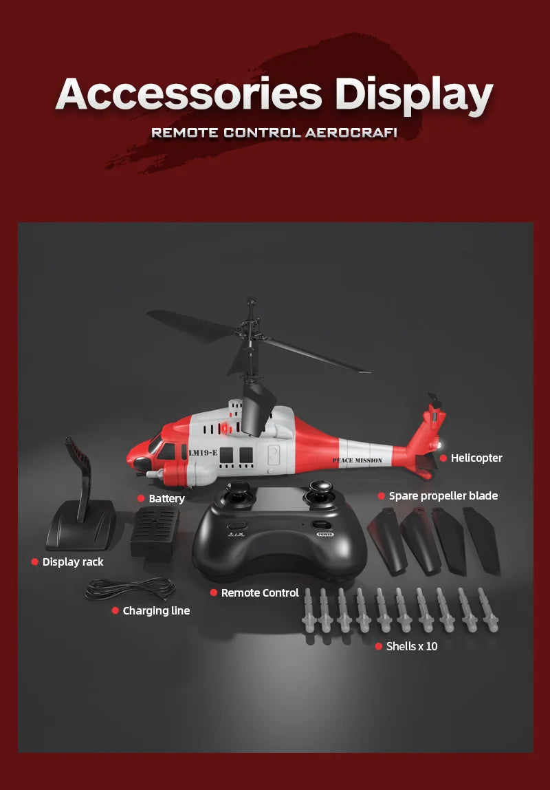 Remote Control Black Hawk Helicopter With Altitude Hold And Shooting Function