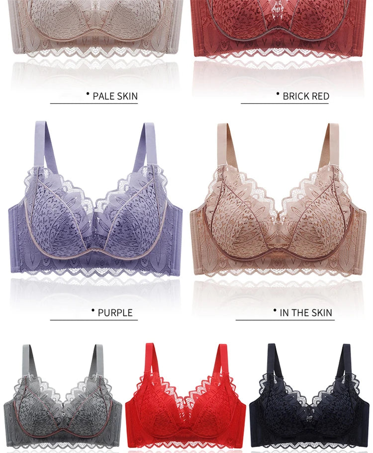 Women’s Push-Up Wire-Free Bra – Comfortable Adjustable Straps Bralette