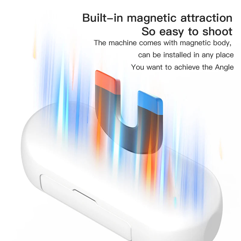 4K Thumb Camera Mini Sports Bodycam with Waterproof Action Camera megnetic Wearables Vlog Helmet Camera Bicycle Video Wifi Cam