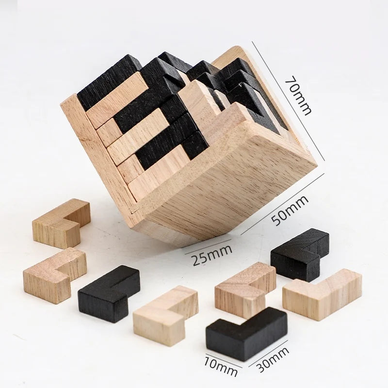 Wooden Brain Teaser Puzzle Game