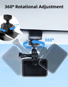 Car Sun Visor Camera Mount with Phone Clip for Cell Phone for GoPro Hero 12 11 10 9 8 for Insta360 X3 One X2 Accessories