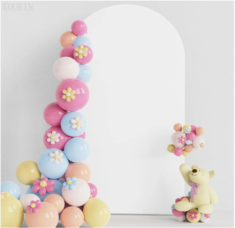 Arch Cover Backdrop Wedding Cover Birthday Party Decoration Background  Shower Photograph Backdrop White Elastic Arch Cover