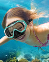 Snorkel Mask 3 Windows Panoramic Wide View HD 3 Lens Adjustable Scuba Snorkeling