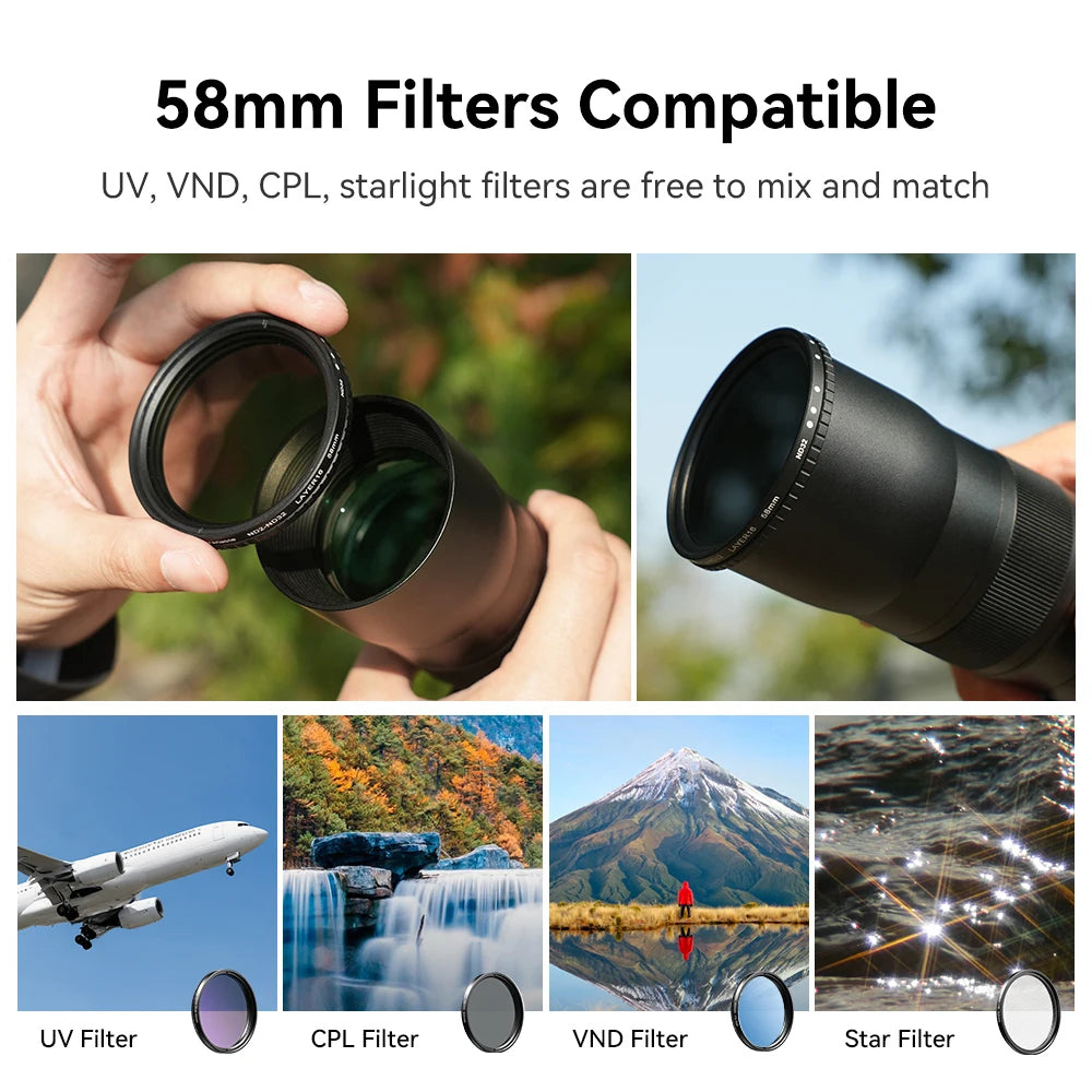 20X to 60X Mobile Phone Telephoto Zoom Lens with Metal Tripod