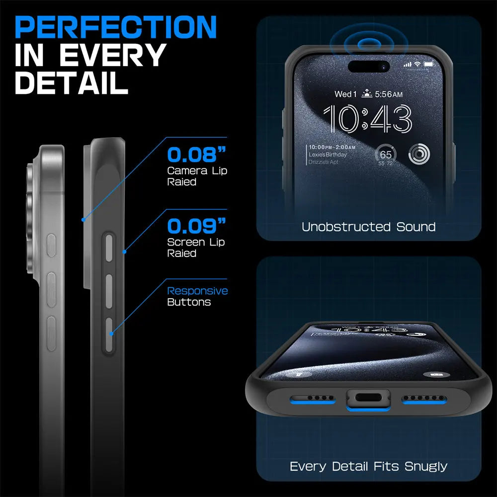 For iPhone 16 Pro Max Case with Camera Control Capture Button UB Mag Slim Shockproof  MagSafe Phone Case Cover