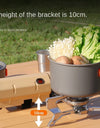 A SCard Type Outdoor Folding Portable Camping Stove Household Cookware Gas Gift Strong Fire And Windproof Kasca Magnetic BBQ