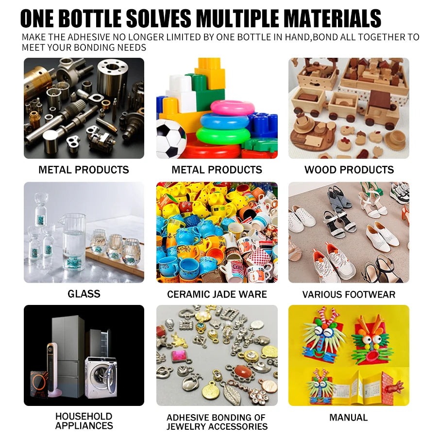 1-5pcs 502 Super Glue Instant Quick-drying Cyanoacrylate Adhesive Leather Rubber Wood Metal Strong Bond Liquid Glue Tool