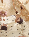 1 Set Of Wooden Baby Gym Newborn Activity Fitness Stand  Baby Pendant Crib Decoration Baby Accessories Rattle Toy Gifts For Baby