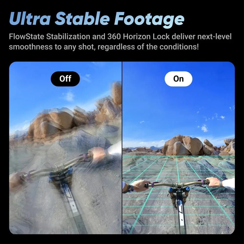 Insta360 X4 8K Waterproof 360 Action Camera with AI Stabilization and Removable Lens Guards