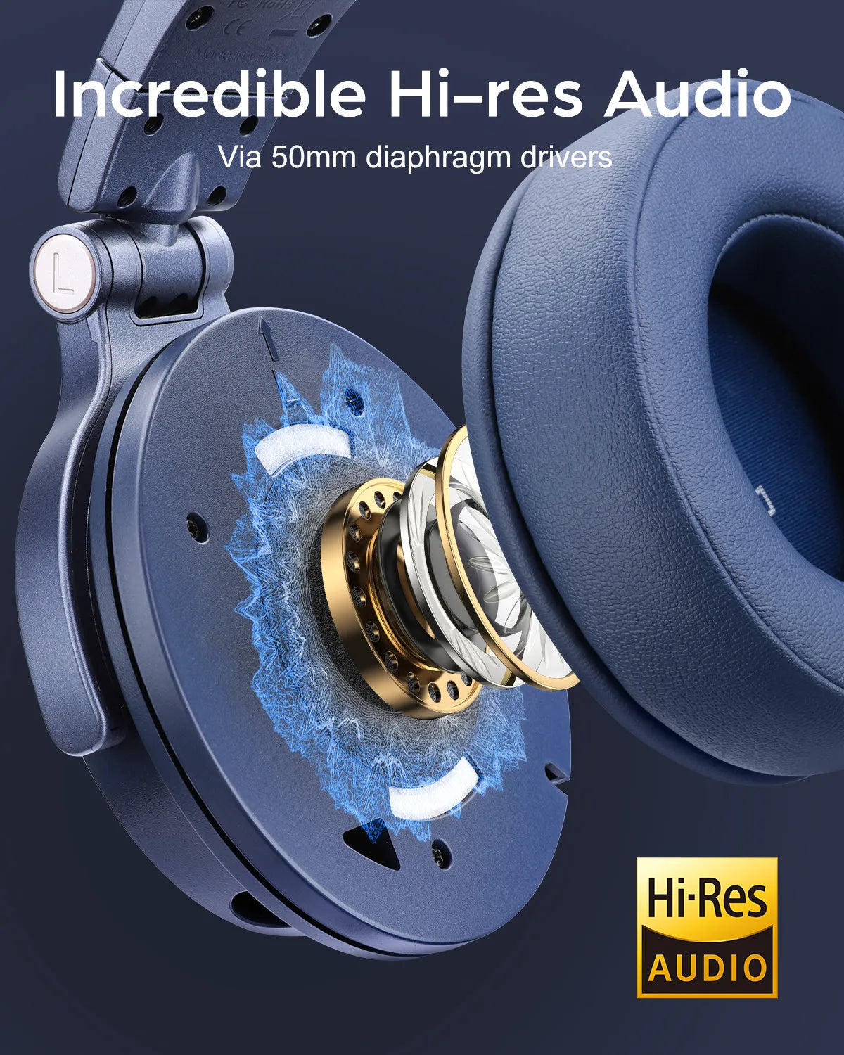 Monitor 60 Wired HiFi Headphones Professional Studio DJ Headphones Stereo Over Ear Headset With Hi-Res Audio Microphone