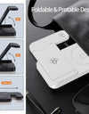 4 In 1 Wireless Charger Stand For iPhone 15 14 13 12 Samsung S23 S22 Ultra Note Galaxy Watch Foldable Fast Charging Station Dock