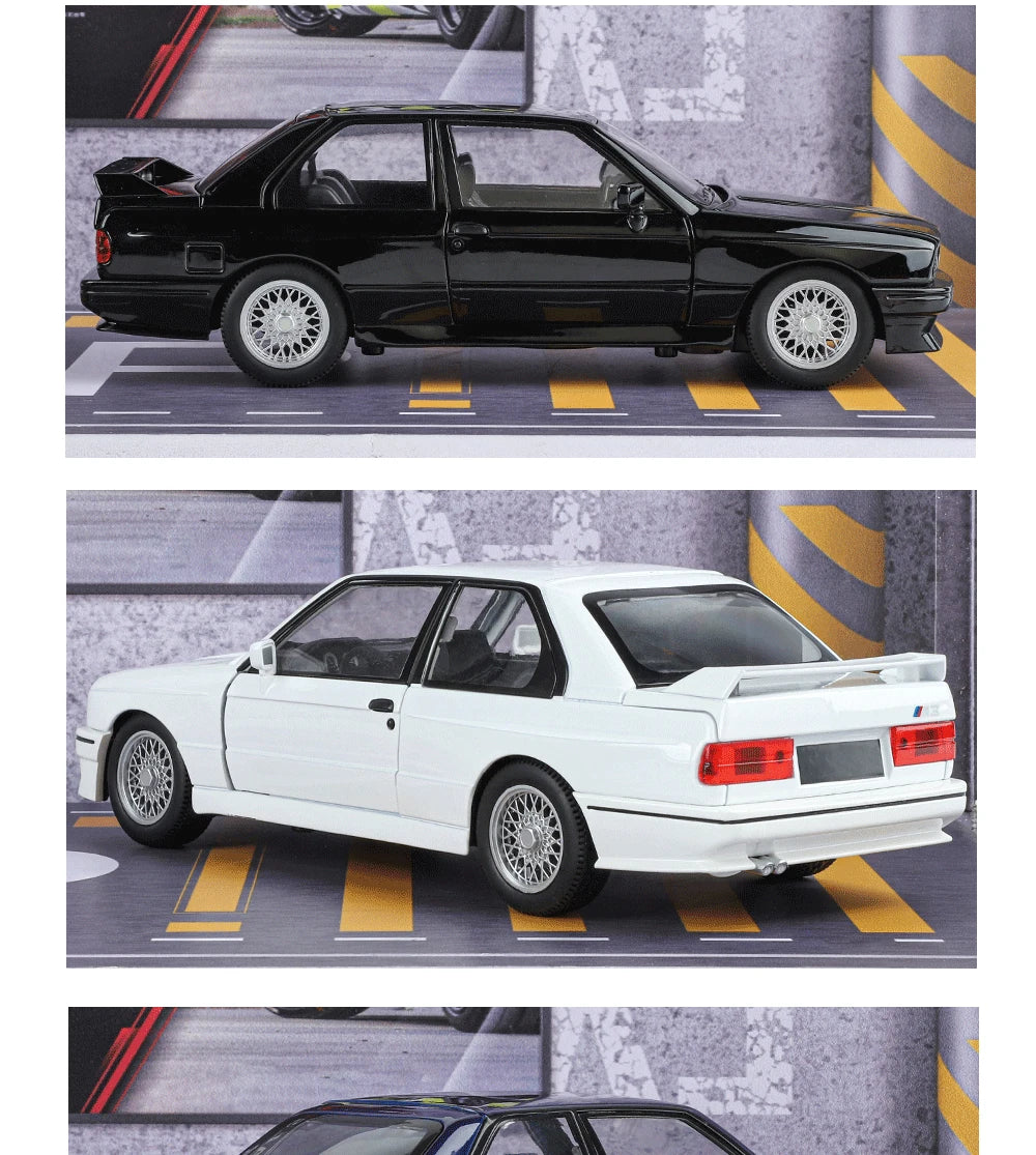 1:24 M3 E30 IM Alloy Miniature Car Diecast Metal Model Collection Hobbies Birthday Present With Friend Decoration Classic Car GT