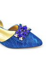 Women Shoes and Bags To Match Set Italy Lady Crystal Low Heels Pointed Toe Party Shoe and Bag African Women Ladies Wedding Pumps