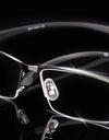 Light And Comfortable TR90 Alloy Eyewear Business Men's Full-frame Half-frame Optical Prescription Eyeglasses Frame