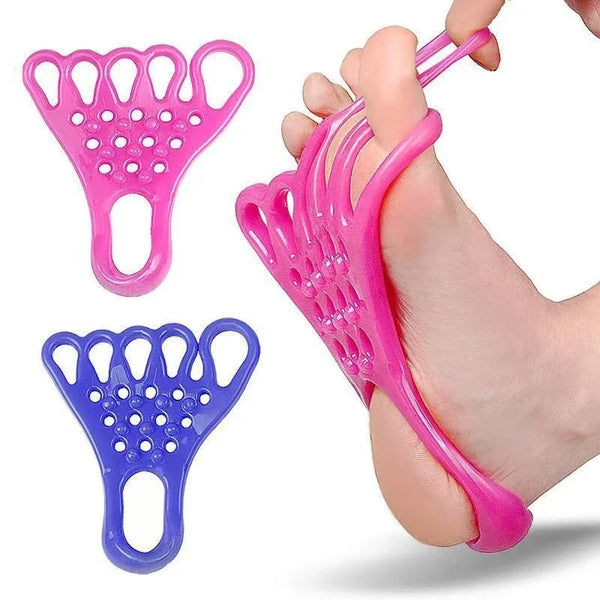 1 Pair of Pinched Toe Trainers Thumb Valgus Orthotics Arch Yoga Foot Muscle Relaxation Tool Yoga Foot Massage Stretching Strap