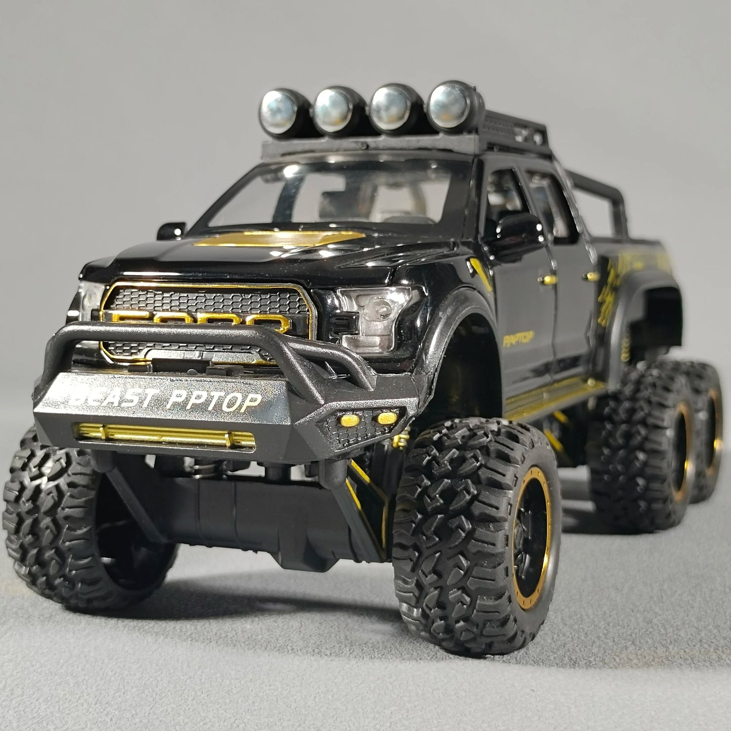 1:28 F150 Off Road Pickup Truck Alloy Diecast Model Car High Simulation Collections Home Trendy Toy Birthday Gift For Friend Boy