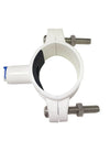 40mm RO Water  Drain Waste Water Pipe Clamp Saddle Valve Clips 1/4" OD Hose Quick Connection Reverse Osmosis Aquarium System