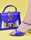 Italian Shoe and Bag Set for Party In Women Luxury Shoes Women Designers Nigerian Women Party Pumps High Heels Ladies