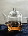 Japanese Style Handmade Heat Resistant Square Glass Teapot With Filter Liner Boiling Flower Tea Pot Kung FuTea Set Teaware