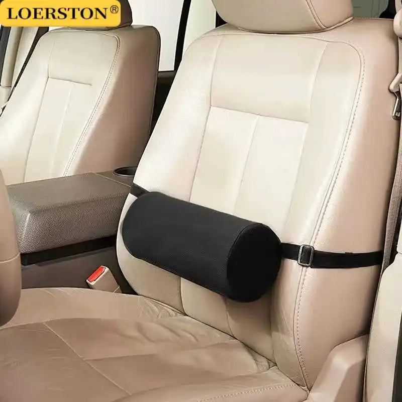 Ergonomic Back Support Cushion Waist Pillow Auto Seat Back Cushion Memory Foam Lumbar Support for Car Chair Office Accessories