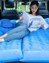 Portable Dual-Use Inflatable Bed For Car Travel Off-Road SUV Rear Seat Flocking Multi-Functional Comfortable Mattress