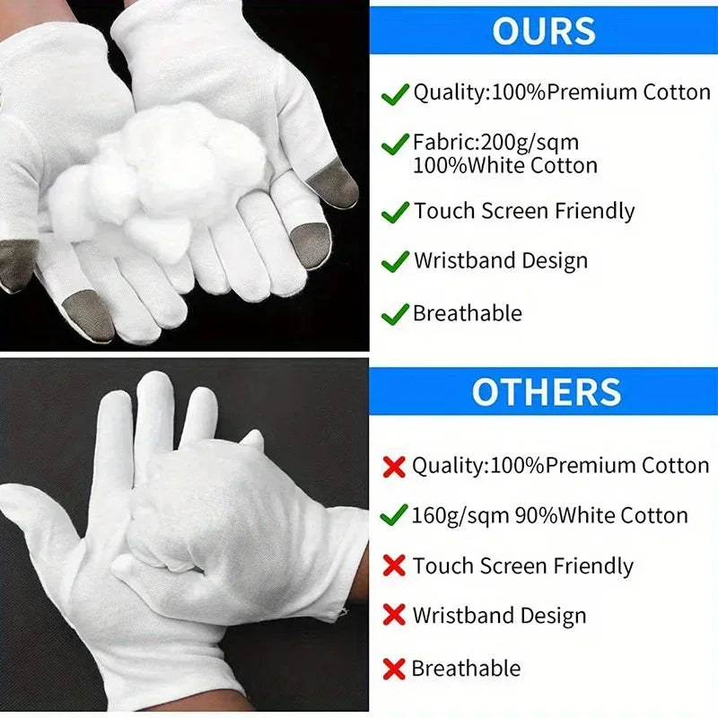 Moisturizing Gloves&Socks Bedtime Spa Socks Soft Cotton Lotion Locking Glove for Dry Cracked Hand Foot Exfoliating Care Tools