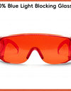 blue light blocking orange-red Lens goggle Glasses 100% Green light Blocking Fashions style Men Women Computer Reading goggle