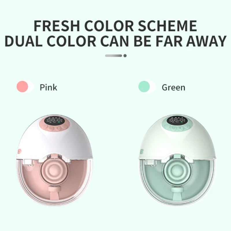 Wearable BPA-Free Wireless Bra Breast Pump with Cordless Bottle Design Wearable Silicone Flange Milk Manual Breast Pump