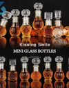 50ml 100ml 6pcs 12pcs Whisky Glass Liquor Bottle French Carved For Alcohol Wedding Gifts Wine Mini Container Storage Favour Set