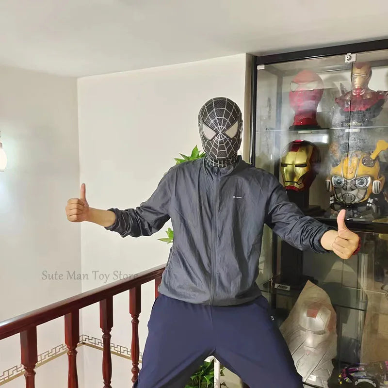 Superhero 3D Cosplay Mask with Faceshell & Detachable Lenses