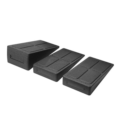 3pcs/Set Squat Wedge Block Adjustable Non-Slip Squat Ramp Deadlift Wedge Calf Stretcher Slant Board Strength For Squat Deadlift