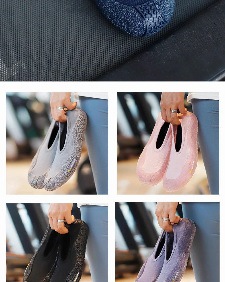 Silent Indoor Gym Yoga Jump Rope Dance Anti slip Shock Absorbent Soft Bottom Lightweight Breathable Sports Shoes