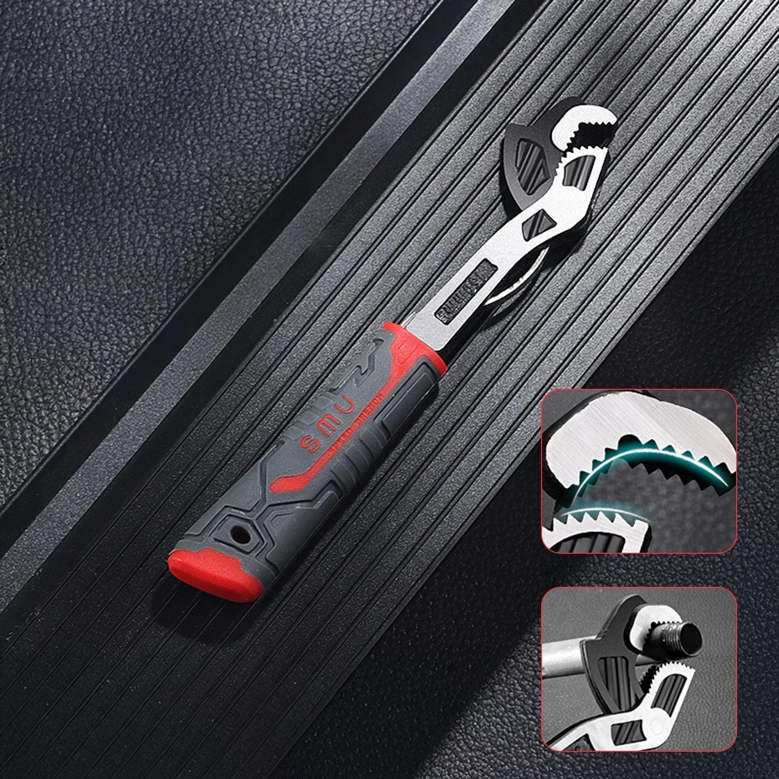 6/8/10/12 inch Self locking Wrenchs with Teeth Universal Plumber Wrench Power Grip Suitable for Various Repair Jobs tools
