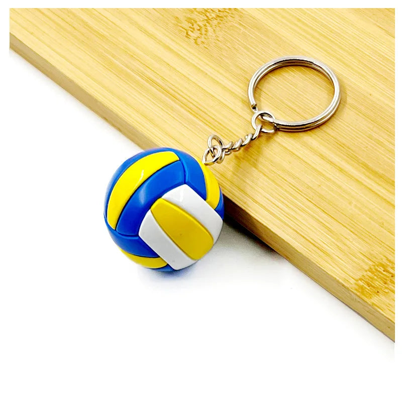 Football Club Soccer Ball Keychain Team Flag Pendant Fan Souvenir Bag Charm