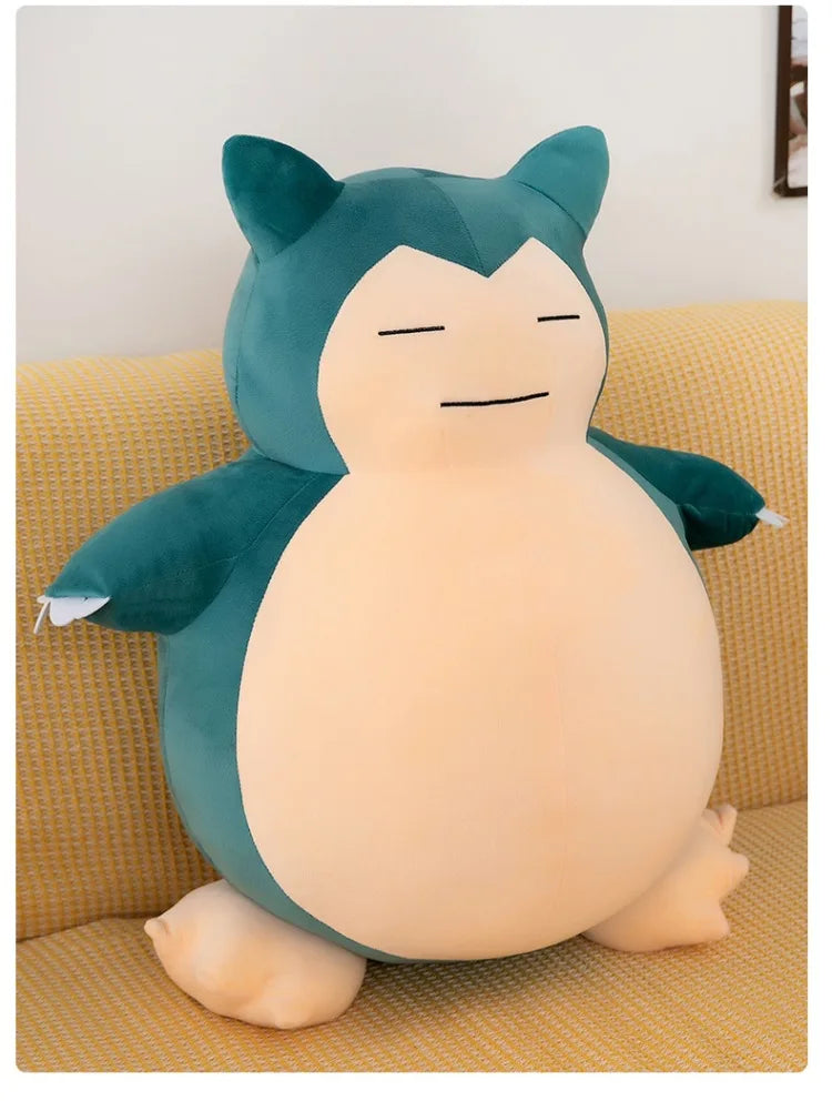 Hot 60cm Kawaii Snorlax Plush Toy Anime Pokemon Stuffed Doll Large Cute Baby Gift Kids Birthday Xmas Present Wholesale