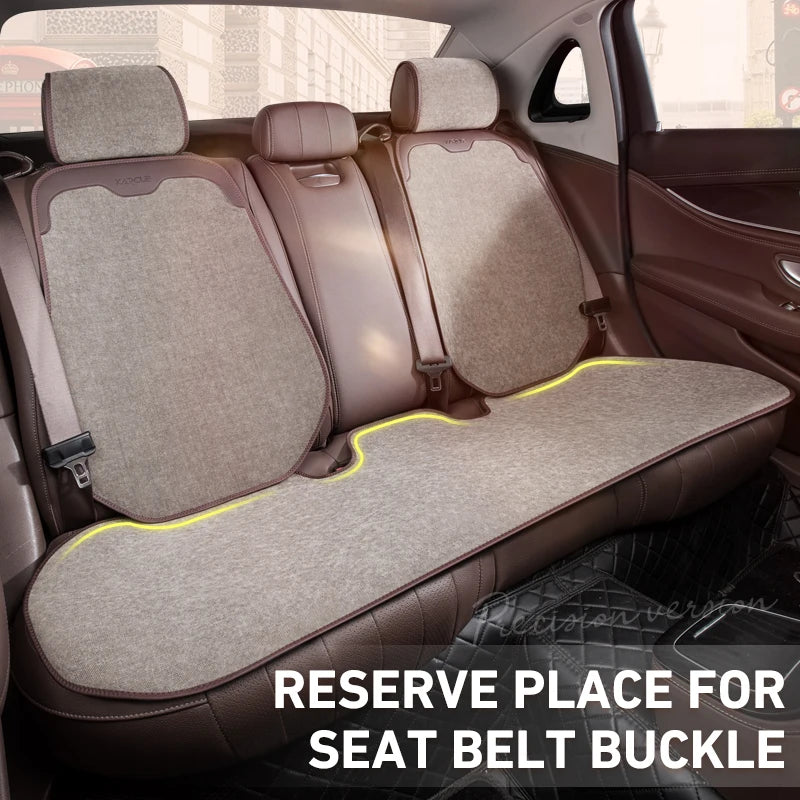Winter Car Seat Cover Chenille Soft Warm Car Seat Cushion Universal Plush Interior Protector Mat Auto Seats Cover Accessories