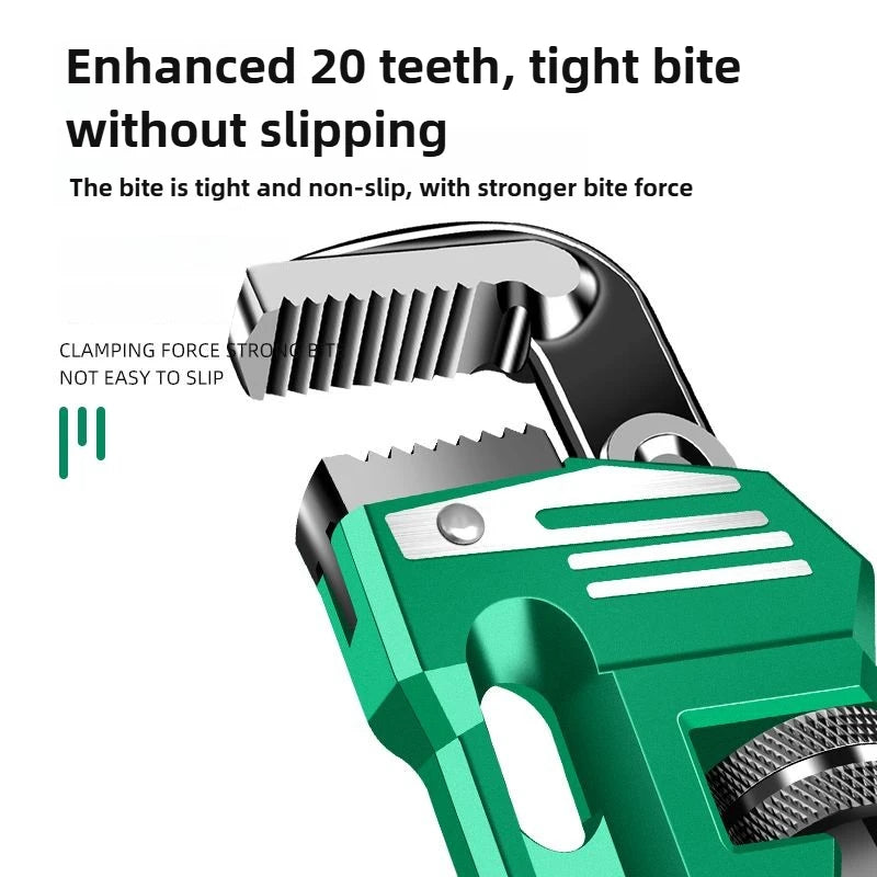 10/12/14/18 Inch Pipe Wrench Universal Monkey Spanner Multi-function plumbing Hand Nut Sink Wrench Pipe Large Open Spanner