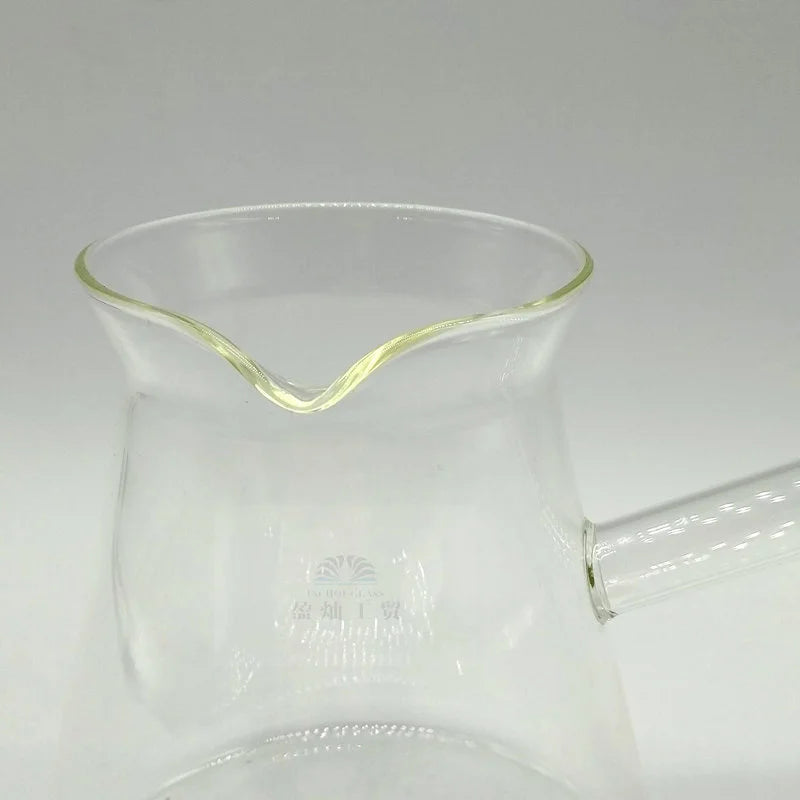 Heat Resistant Coffee Pot Glass Turkishwarmer Tea Maker Pitcher Butter Stovetop Kettle Boiler Handle Arabic Melting Saucepan