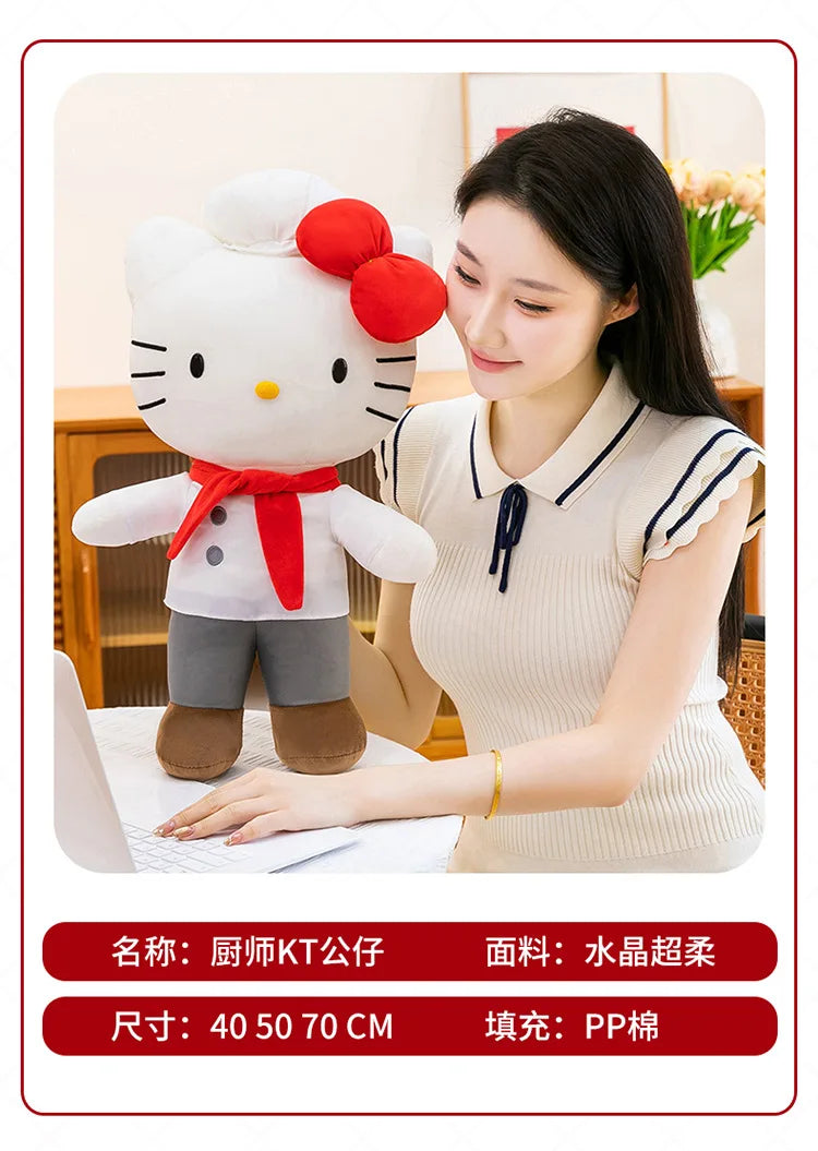 Cute Cat Character Plush Stuffed Doll Pillow Toy