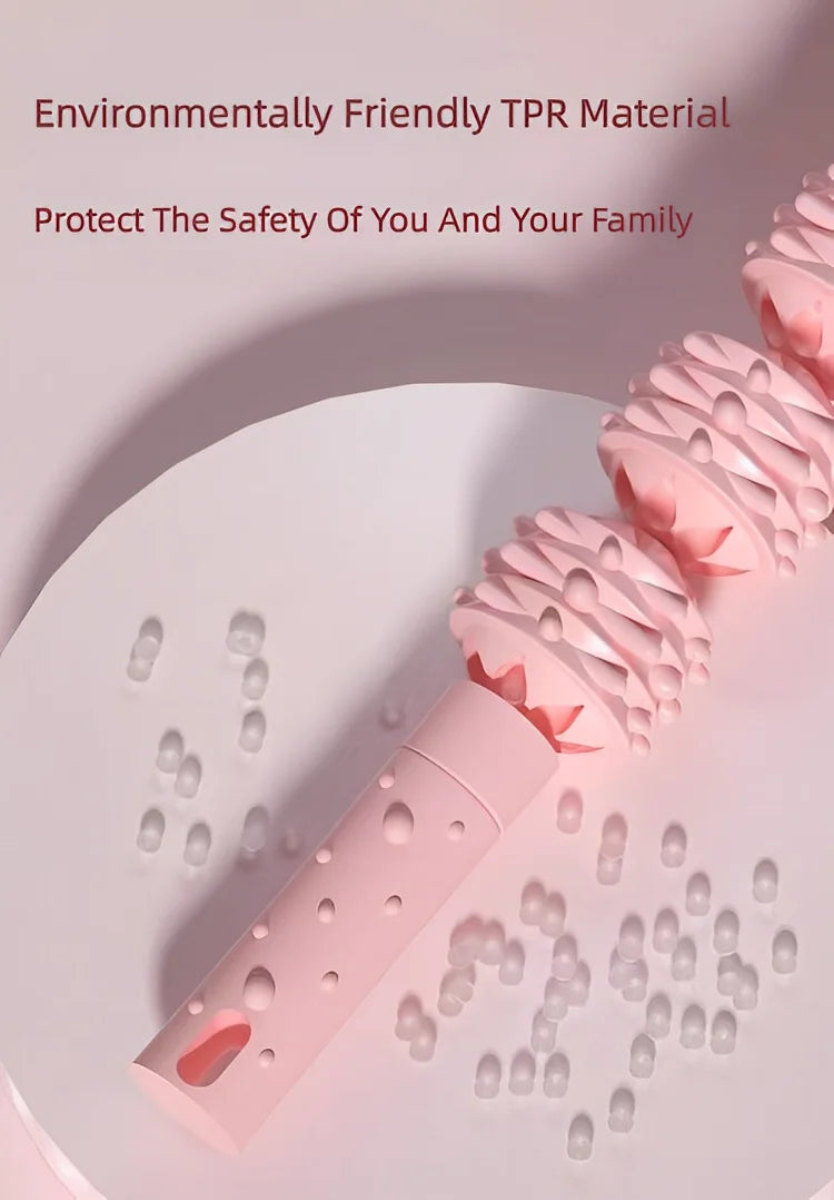 4 Ball Roller Muscles Massage Stick Relaxation Yoga Fitness Wolf Tooth Fascia For Calves Thighs Quadriceps Arms Forearms