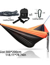 Portable Large Hammock 300x200cm Beach Hanging Bed for Camping Gear outdoor Swings Nylon Parachute Double Person Travel
