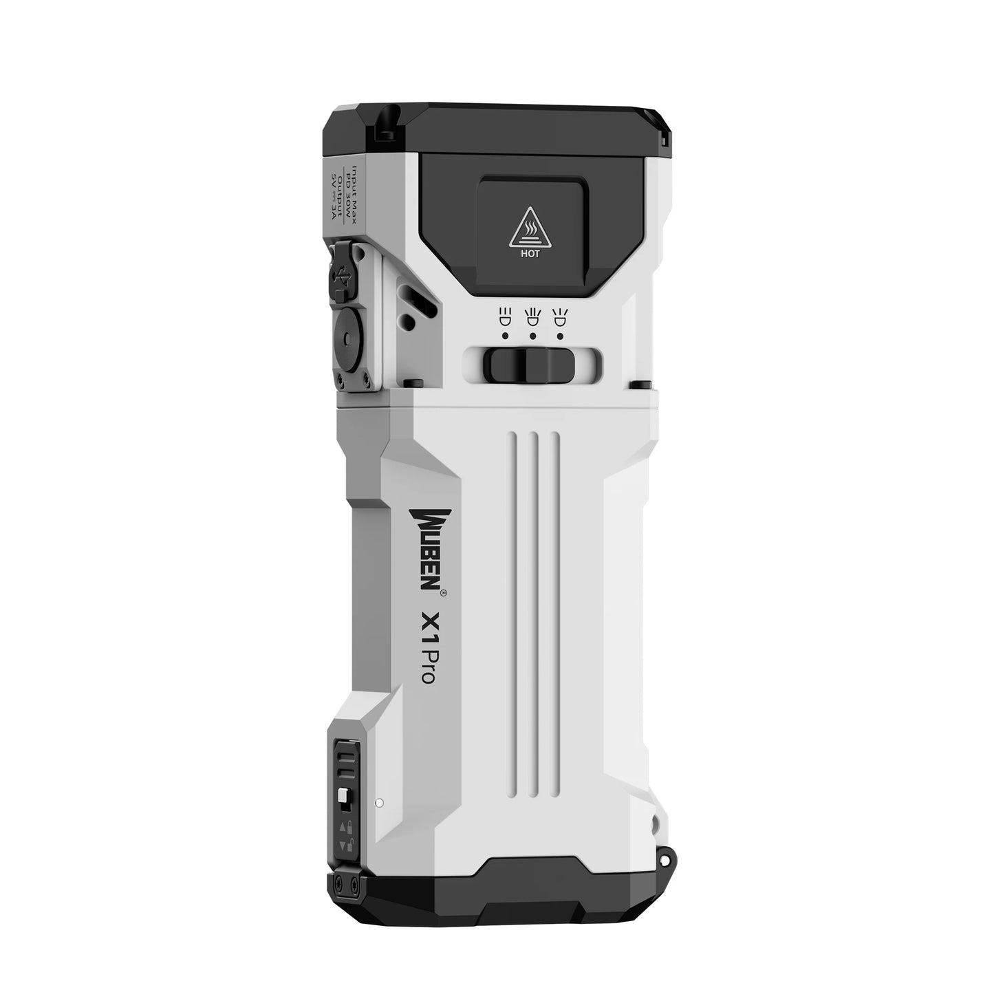 12300 Lumen Rechargeable High Power LED Flashlight With Power Bank