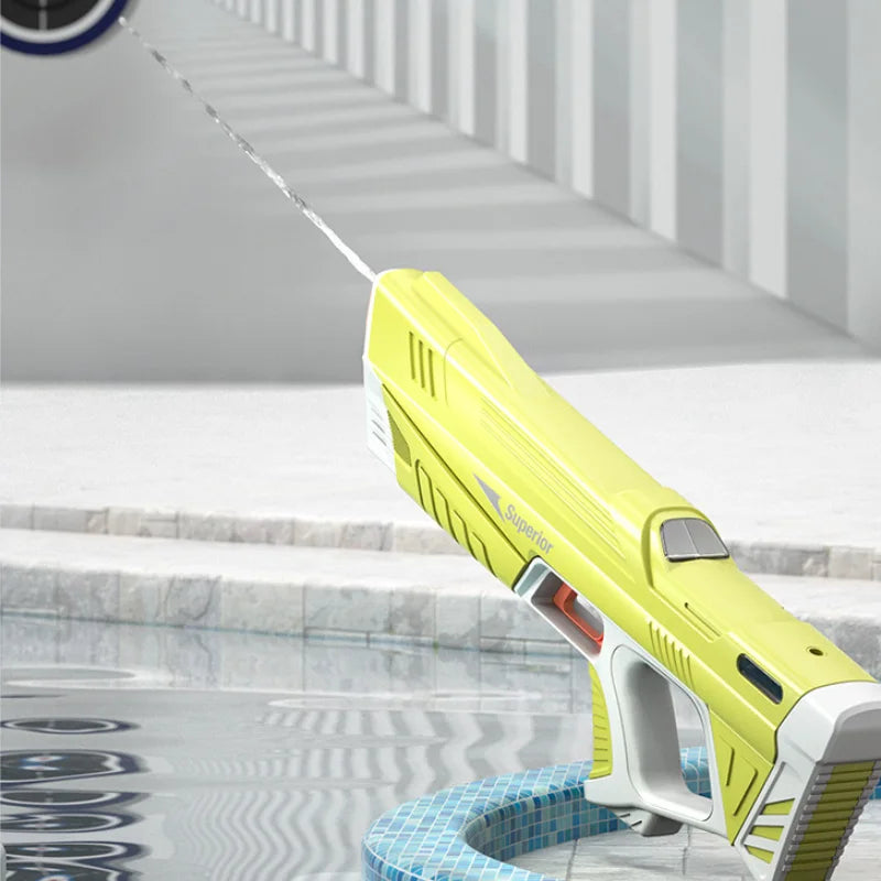43cm Full Electric Automatic Water Storage Gun Toys Portable Children Summer Beach Outdoor Fight Fantasy Toys
