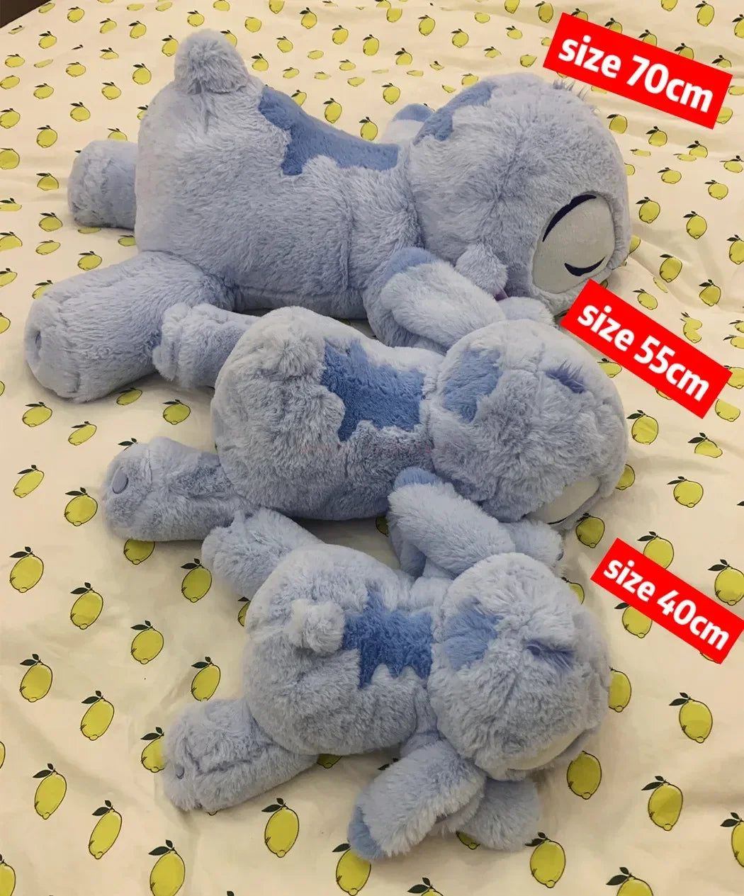 Disney Kawaii Lilo Stitch Stuffed Plush Toys Doll Sofa Cushion Pillow Cartoon Anime Figure Peluches  Girl Birthday Gift