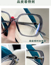 Big Size Woman Eyeglasses Ultra light TR90 White Eyewear Square Full Frame Optical Prescription Frames